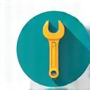 Icône de clé à molette symbolisant le service