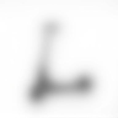 Trottinette électrique urbaine de couleur noire, pliée.